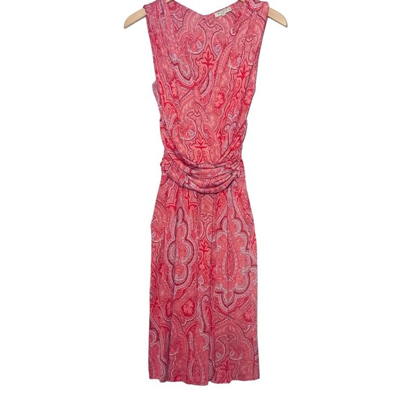 Etro Bohemian Print Silk Blend Ruffle Maxi Dress Italian Size 40 US 4 - Picture 1 of 7